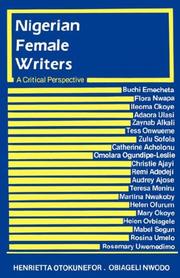 Front cover of Nigerian Female Writers by H.C. Otokunefor