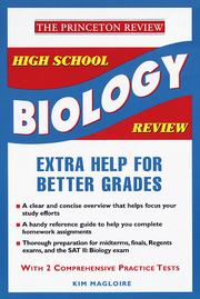 Front cover of High School Biology Review by Kim Magloire