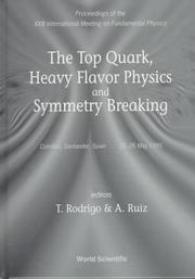 Front cover of The top quark, heavy flavor physics and symmetry breaking by International Meeting on Fundamental Physics (23rd 1995 Santander, Spain).