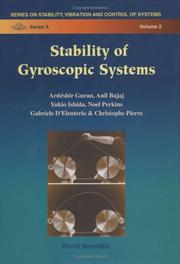 Front cover of Stability of Gyroscopic Systems (Series on Stability, Vibration and Control of Structures , Vol 8) by ali ashrafizade