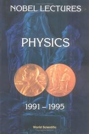 Front cover of Nobel Lectures in Physics 1991-1995 (Nobel Lectures, Including Presentation Speeches and Laureate) by Ggosta Ekspong