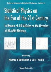 Front cover of Statistical Physics on the Eve of the 21st Century by Unknown