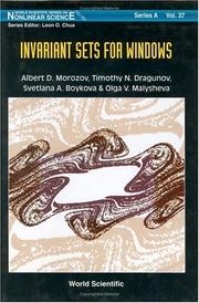 Cover of Invariant sets for Windows by Timothy N. Dragunov