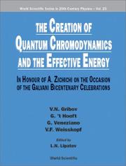 Front cover of The Creation of Quantum Chromodynamics and the Effective Energy by G. t Hooft