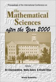 Front cover of Proceedings of the International Conference on the Mathematical Sciences after the year 2000 by Proceedings of the International Conference on the Mathematical Sciences (1999 Beirut, Lebanon)