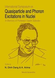 Front cover of International Symposium on Quasiparticle and Phonon Excitations in Nuclei (Soloviev 99) by International Symposium on Quasiparticle and Phonon Excitations in Nuclei (1999 RIKEN, Japan)