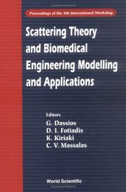 Cover of Scattering theory and biomedical engineering modelling and applications by G. Dassios