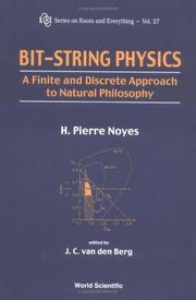 Cover of Bit-string physics by H. Pierre Noyes