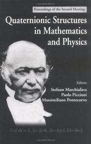 Cover of Quaternionic structures in mathematics and physics by Meeting on Quaternionic Structures in Mathematics and Physics (2nd 1999 Rome, Italy)