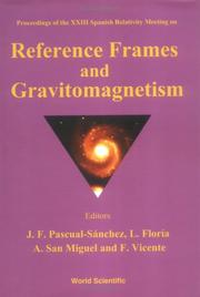 Front cover of Proceedings of the XXIII Spanish Relativity Meeting on Reference Frames and Gravitomagnetism by Spanish Relativity Meeting (23rd 2000 Valladolid, Spain)