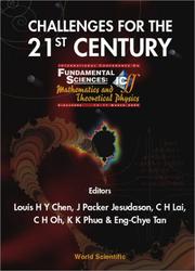 Front cover of Challenges for the 21st century by International Conference on Fundamental Sciences: Mathematics and Theoretical Physics (2000 Singapore)