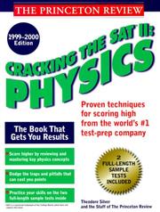 Front cover of Cracking the SAT II by Theodore Silver