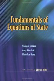 Cover of Fundamentals of equations of state by Shalom Eliezer