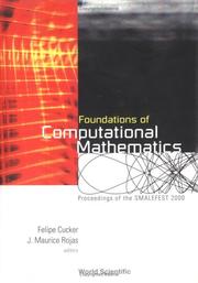 Front cover of Foundations of Computational Mathematics by J. Maurice Rojas