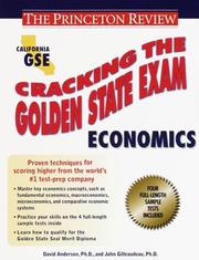 Front cover of Cracking the Golden State Exams by John Phd Gilleaudeau