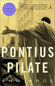Cover of Pontius Pilate by Ann Wroe