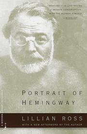 Front cover of Portrait of Hemingway by Lillian Ross