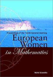 Front cover of European Women in Mathematics by European Women in Mathematics. General Meeting