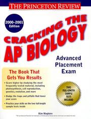 Front cover of Cracking the AP Biology, 2000-2001 Edition (Cracking the Ap Biology) by Kim Magloire