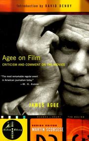 Cover of Agee on film by James Agee