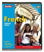 Cover of French Berlitz Travel Pack (Berlitz CD Pack) by Unknown