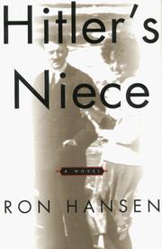 Cover of Hitler's niece by Ron Hansen
