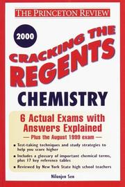 Cover of Cracking the Regents Chemistry, 2000 Edition by Nilanjen Sen