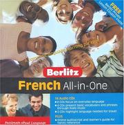 Cover of All-In-One French (Berlitz Self Study) by Unknown
