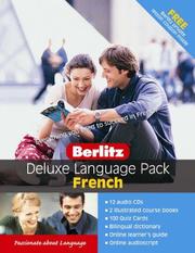 Front cover of Berlitz Deluxe Language Pack French (Berlitz Deluxe Language Pack) by Unknown
