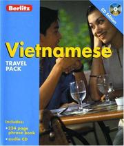 Front cover of Berlitz Vietnamese Cd Travel Pack (Berlitz Travel Packs) by Unknown