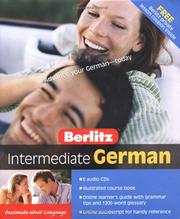 Cover of Berlitz Intermediate German (Berlitz Self-Teachers) by Unknown