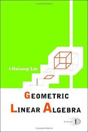 Cover of Geometric linear algebra by Yixiong Lin