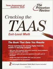 Cover of Cracking the TAAS by Elizabeth Miller