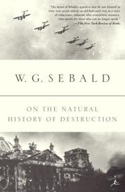 Front cover of Luftkrieg und Literatur by W. G. Sebald