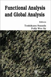 Front cover of Functional analysis and global analysis by China) International Conference on Advances in Structural Dynamics (2000 : Hong Kong