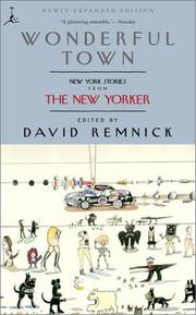 Cover of Wonderful town by David Remnick