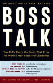 Cover of Boss Talk by Wall Street Journal