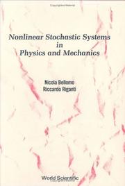 Front cover of Nonlinear stochastic systems in physics and mechanics by Nicola Bellomo