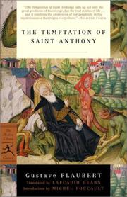 Front cover of La tentation de saint Antoine by Gustave Flaubert