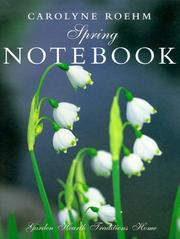 Cover of Spring notebook by Carolyne Roehm