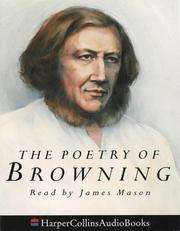 Front cover of The Poetry of Browning by Robert Browning