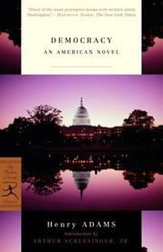 Cover of Democracy by Henry Adams