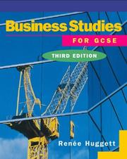 Cover of Business Studies for GCSE by Renee Huggett