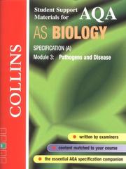Cover of Collins student support materials for AQA AS biology specification (A) module 3, pathogens and disease by Michael D.P. Boyle