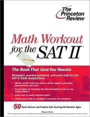 Front cover of Math Workout for the SAT II by Princeton Review