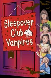 Front cover of Sleepover Club Vampires by Fiona Cummings