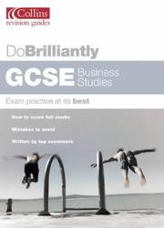 Cover of GCSE Business Studies (Do Brilliantly At... S.) by Carolyn Lawder