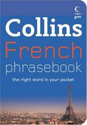 Cover of Collins French phrasebook by Collins (Firm : London, England)