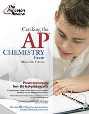 Front cover of Cracking the AP Chemistry Exam by Princeton Review
