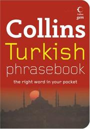 Cover of Collins Turkish Phrasebook CD Pack by Collins UK